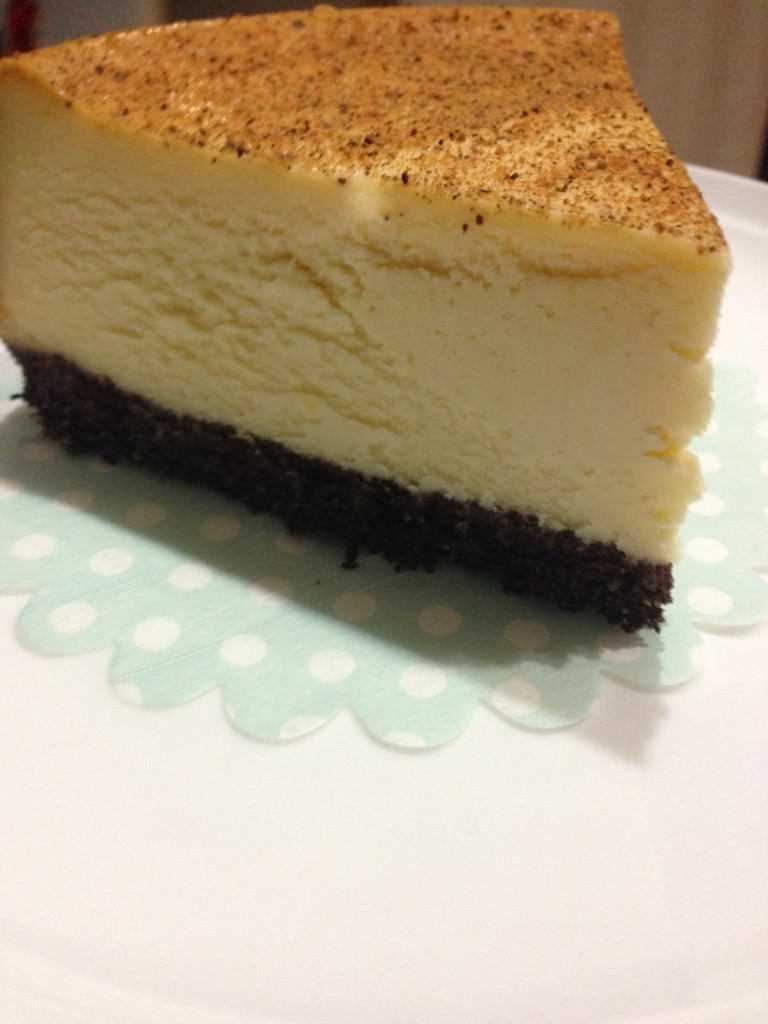 New York Baked Cheesecake slice