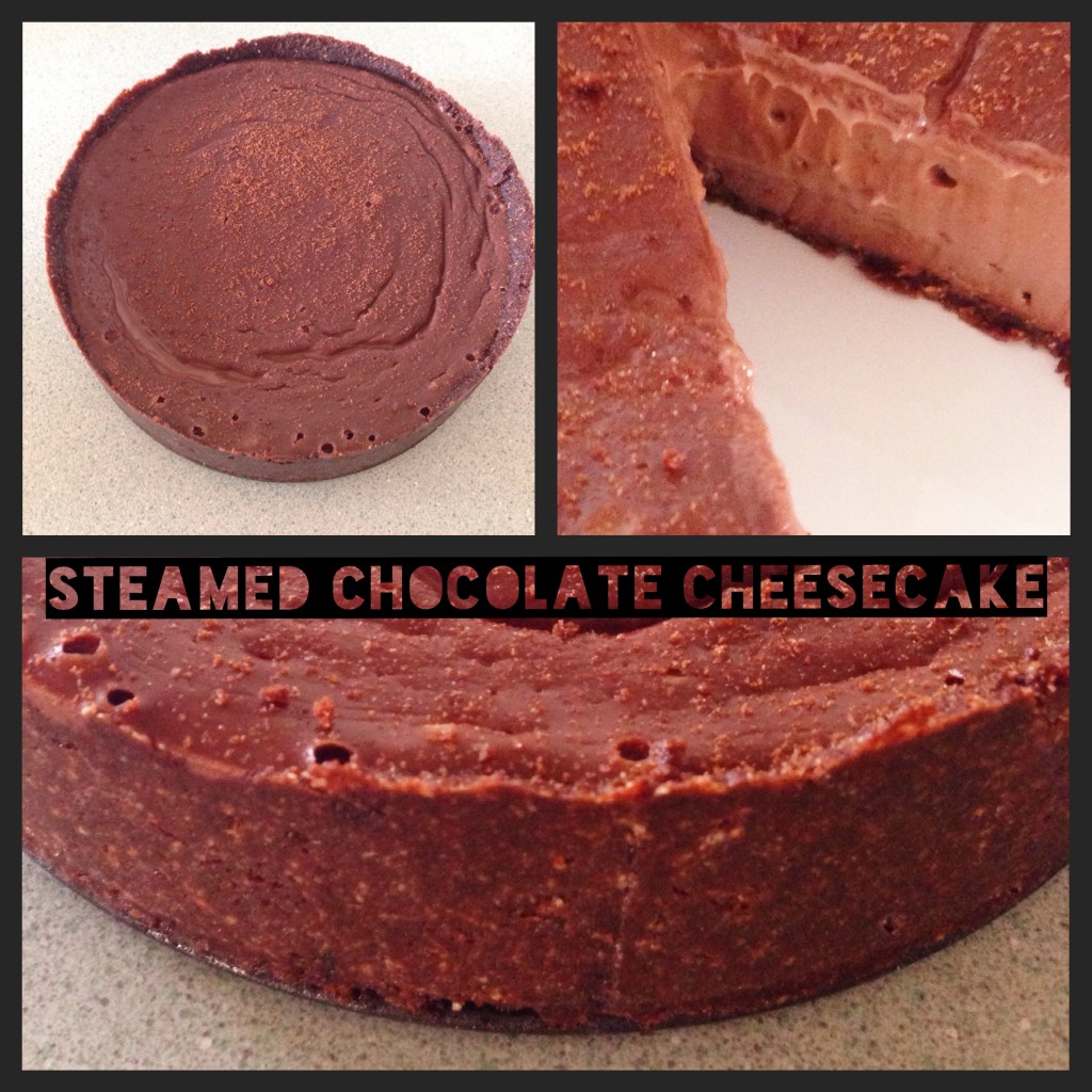 Steamed Chocolate Cheesecake