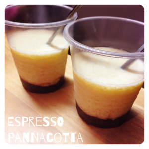 Espresso Pannacotta