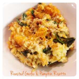 Roasted Garlic & Pumpkin Risotto