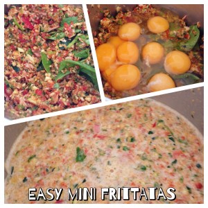 Making Easy Mini Frittatas