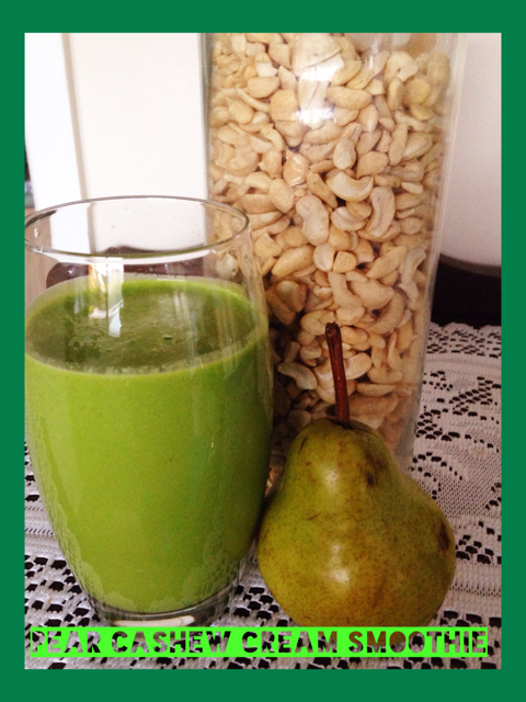 Pear Cashew Smoothie Thermomix