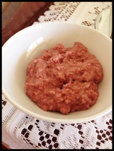 Almond Porridge with Raspberry