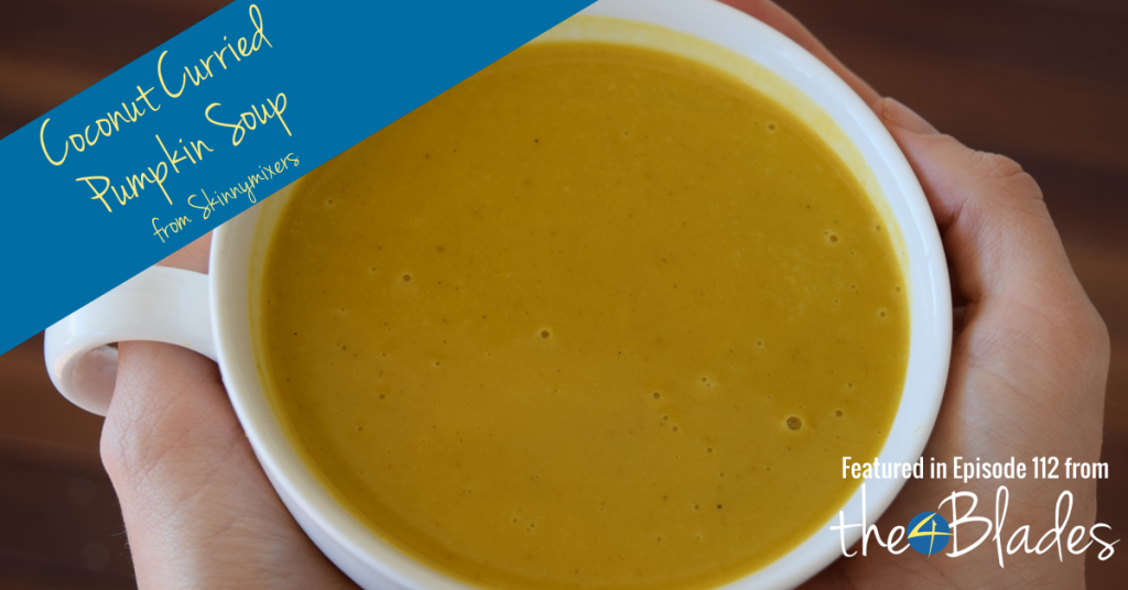 curried pumpkin soup from skinnymixers