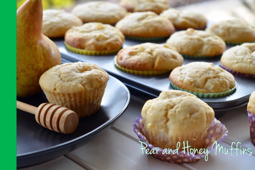 Pear and honey muffins in the best thermomix magazine