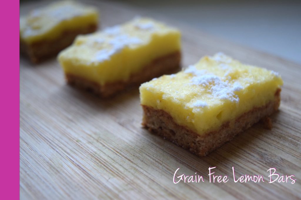 grain free lemon bars inside the best thermomix magazine