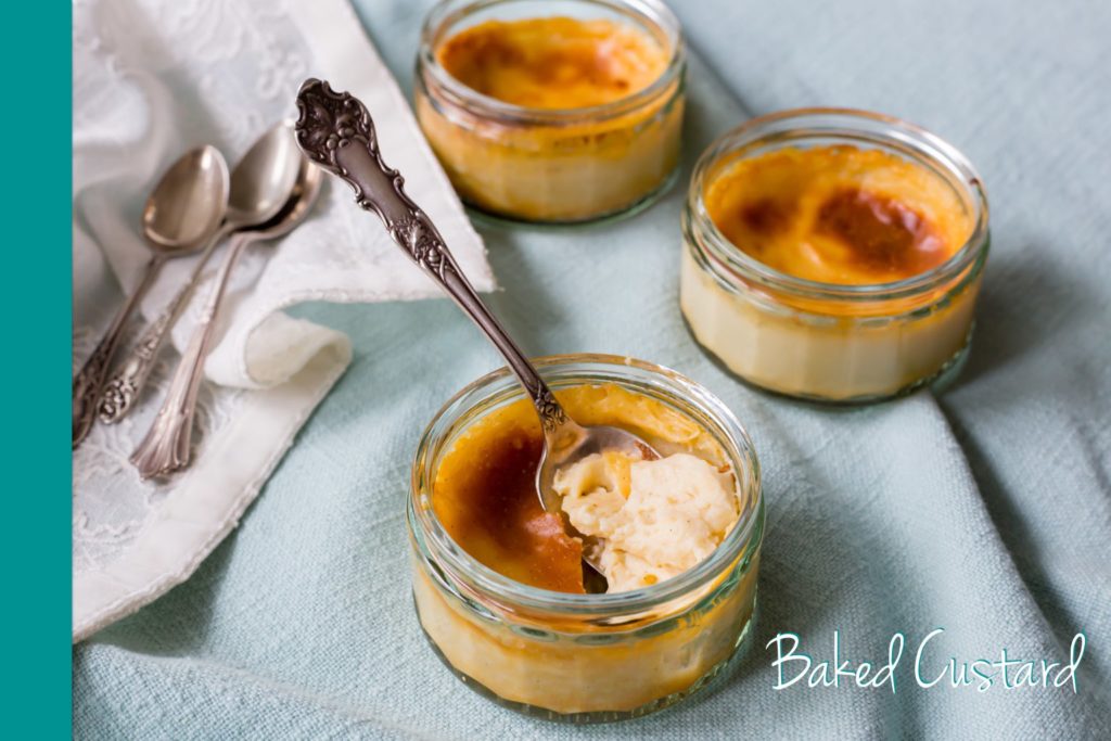 Baked custard in the Thermomix
