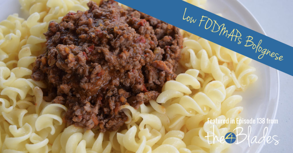 Low FODMAP bolognese Thermomix recipe