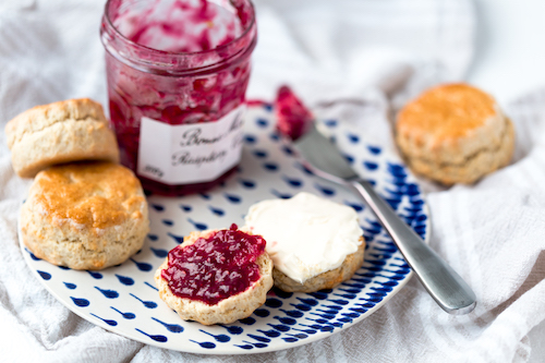 Scones with Clotted Cream and Jam