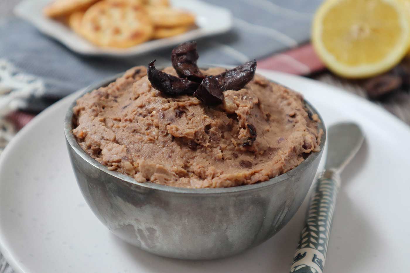 Thermomix Olive Hummus Dip