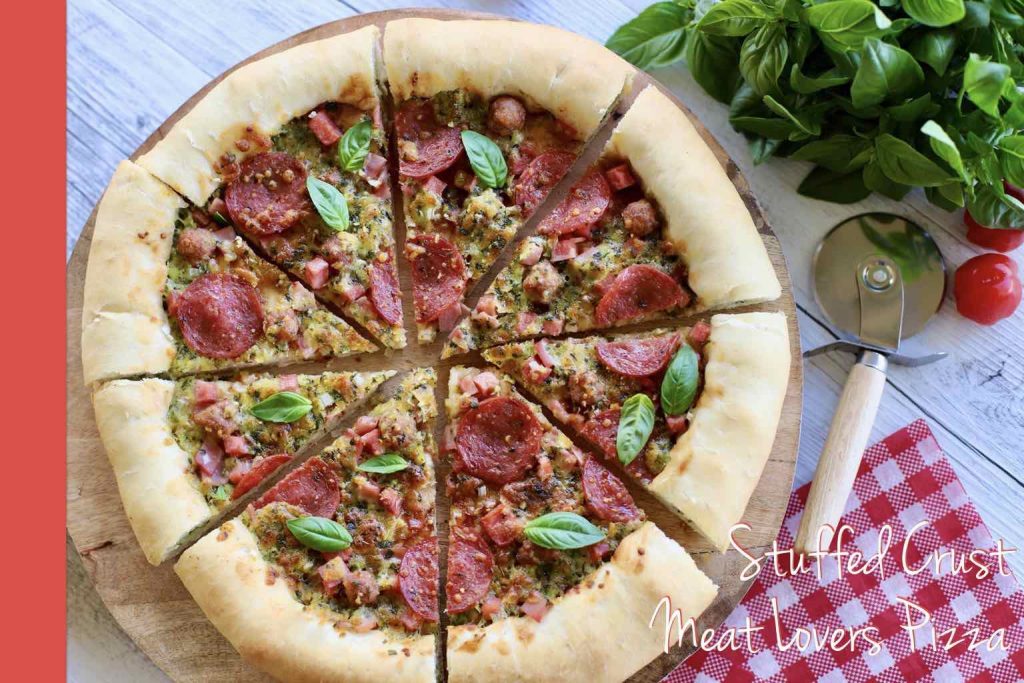 Stuffed-Crust-Meat-Lovers-Pizza-Thermomix-Recipe