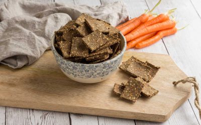 Carrot and Seed Crackers