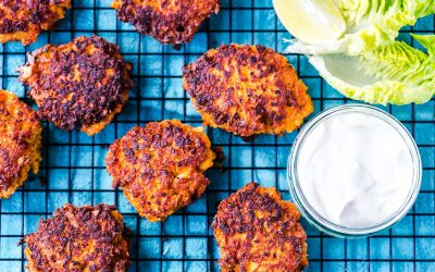 Carrot and Sweet Potato Fritters