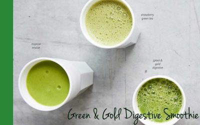 Green and Gold Digestive Smoothie