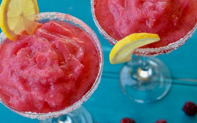 Raspberry Frozen Margaritas