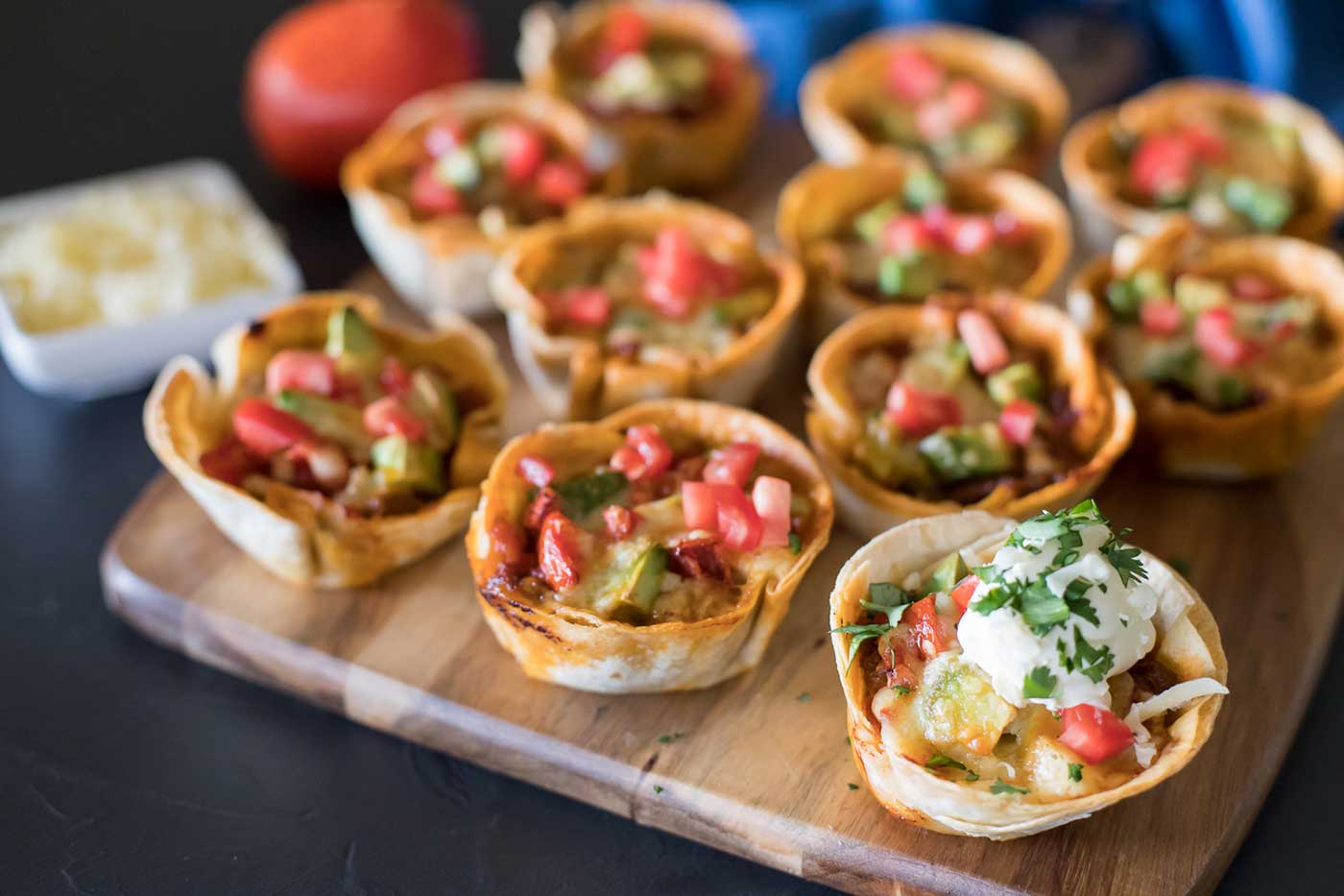 Thermomix Tasty Taco Cups - The 4 Blades