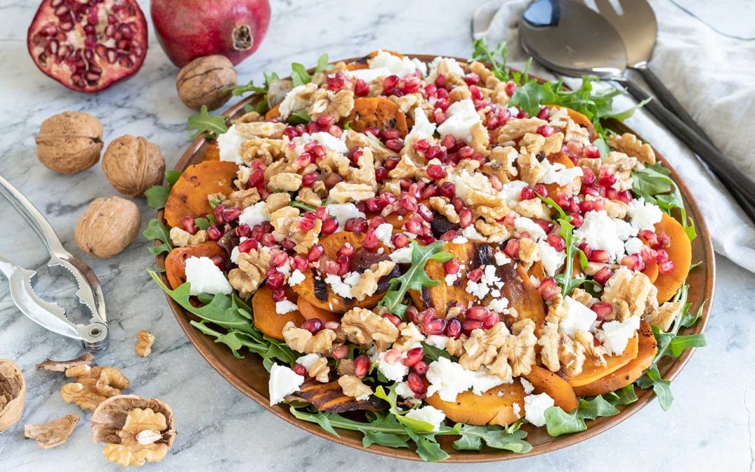 Thermomix Grilled Sweet Potato and Walnut Salad